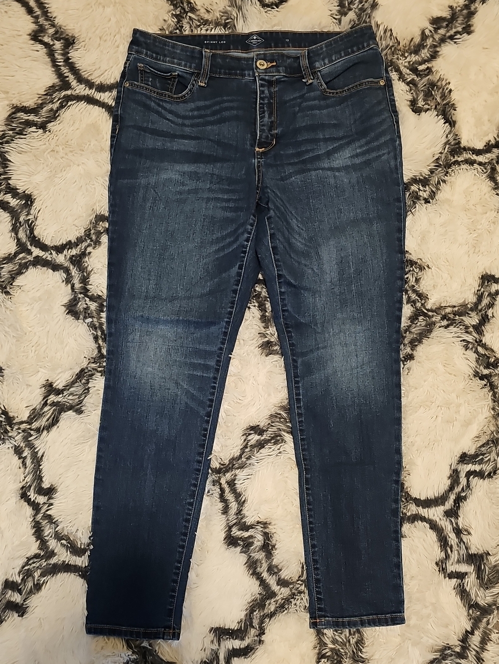 St. John's Bay Dark Blue Skinny Jeans